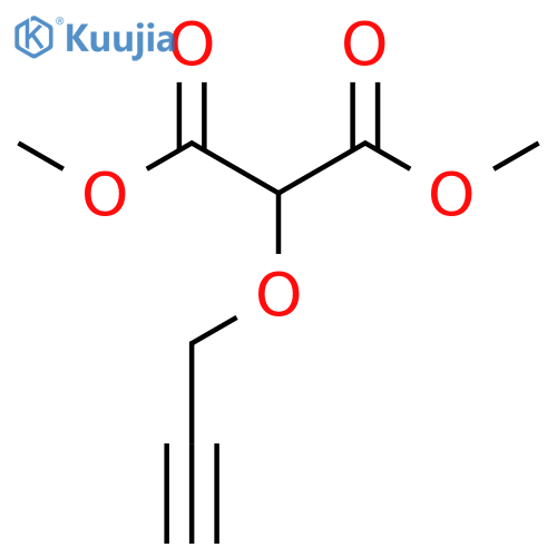 Dimethyl 2-prop-2-ynoxypropanedioate structure