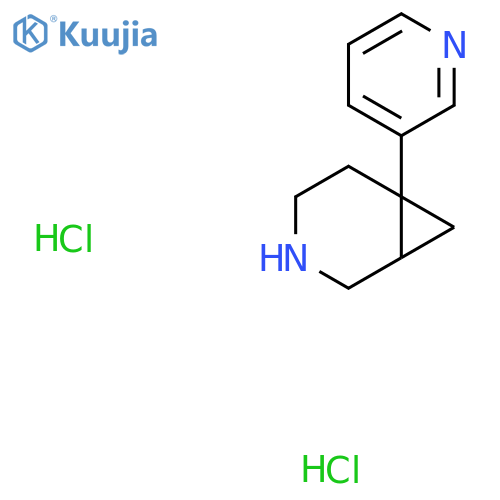 6-(pyridin-3-yl)-3-azabicyclo4.1.0heptane dihydrochloride structure
