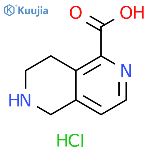 5,6,7,8-tetrahydro-2,6-naphthyridine-1-carboxylic acid dihydrochloride structure