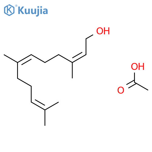 2,6,10-Dodecatrien-1-ol, 3,7,11-trimethyl-, acetate, (Z,Z)- structure