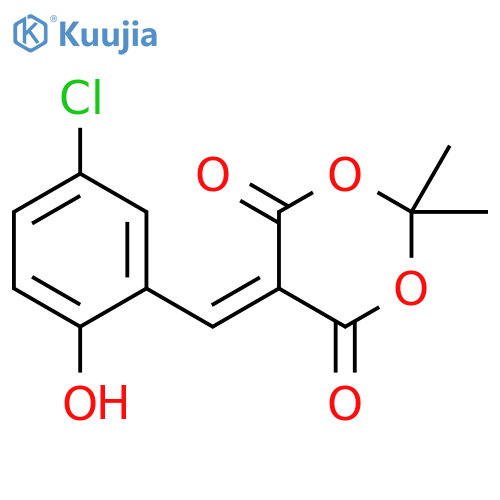 5-[(5-Chloro-2-hydroxyphenyl)methylene]-2,2-dimethyl-1,3-dioxane-4,6-dione structure