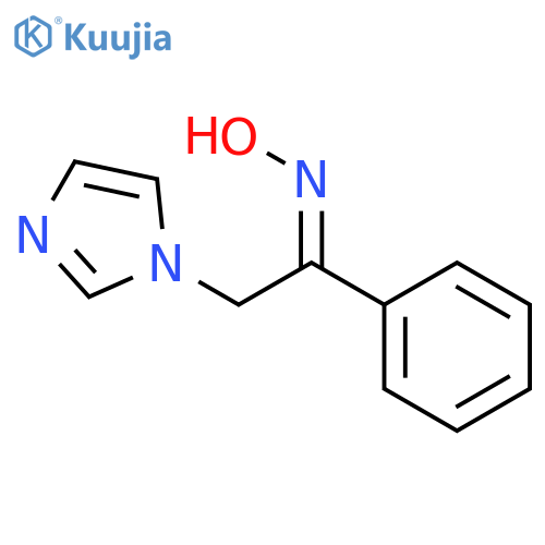 Acetaldehyde O-(2-(1H-imidazol-1-yl)phenyl) oxime structure