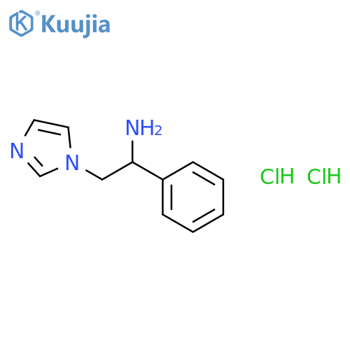 2-IMIDAZOL-1-YL-1-PHENYL-ETHYLAMINE 2HCl structure