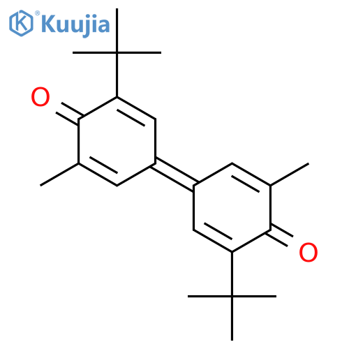 3,3'-Di-tert-butyl-5,5'-dimethyldiphenoquinone structure