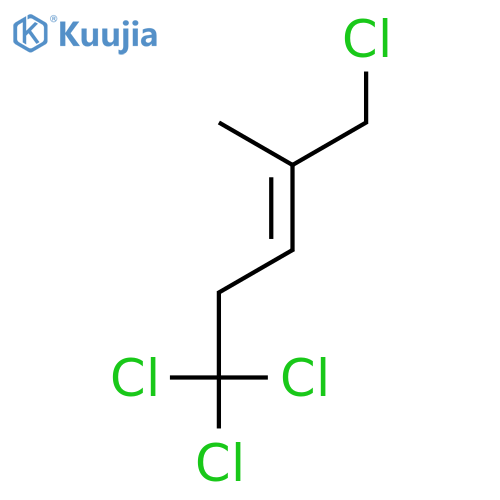 2-Pentene, 1,5,5,5-tetrachloro-2-methyl-, (E)- structure