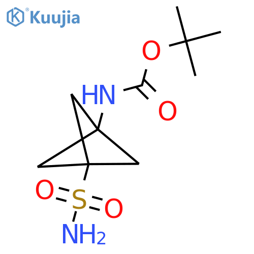 tert-butyl N-{3-sulfamoylbicyclo1.1.1pentan-1-yl}carbamate structure