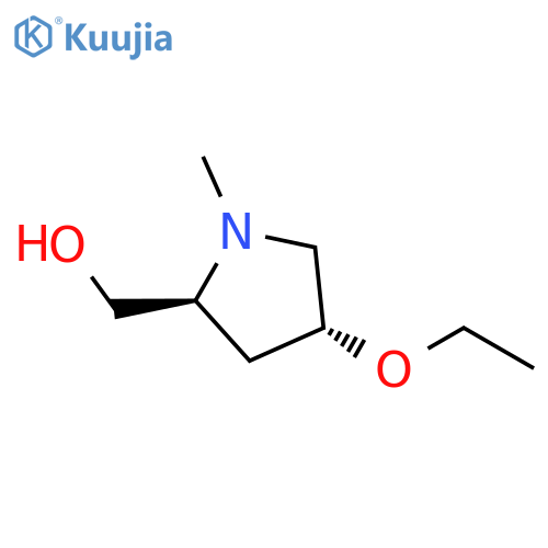((2S,4R)-4-Ethoxy-1-methylpyrrolidin-2-yl)methanol structure