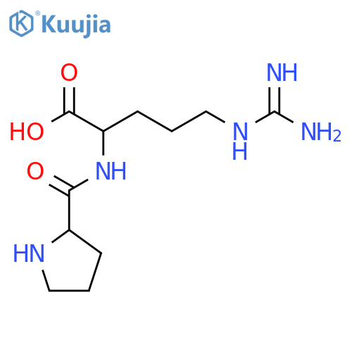 H-Pro-Arg-OH Acetate Salt structure