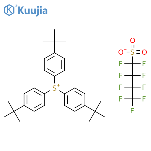 TRIS(4-TERT-BUTYLPHENYL)SULFONIUM structure
