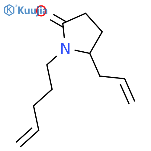 2-Pyrrolidinone, 1-(4-pentenyl)-5-(2-propenyl)- structure