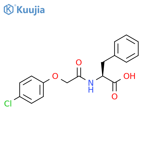 L-Phenylalanine, N-[(4-chlorophenoxy)acetyl]- structure