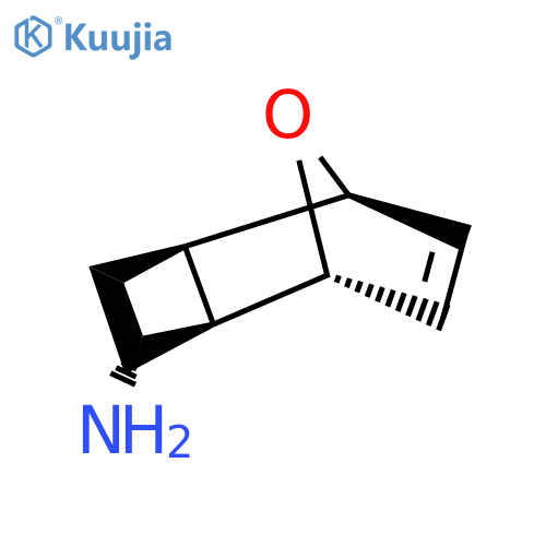 (1R,2R,3R,5R,6S)-9-Oxatricyclo[4.2.1.02,5]non-7-en-3-amine structure
