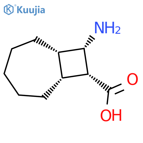 rac-(1R,7S,8S,9R)-9-aminobicyclo5.2.0nonane-8-carboxylic acid structure