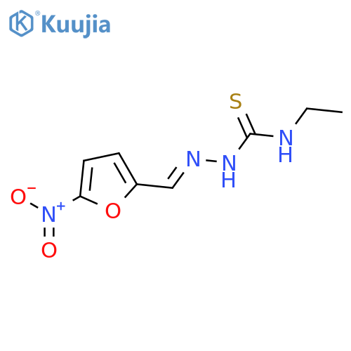 Hydrazinecarbothioamide, N-ethyl-2-[(5-nitro-2-furanyl)methylene]- structure
