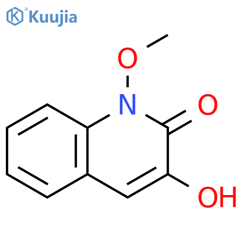 2(1H)-Quinolinone, 3-hydroxy-1-methoxy- structure