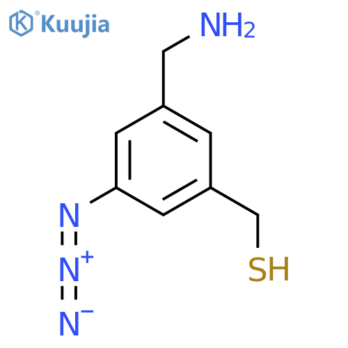 3-(aminomethyl)-5-azidophenylmethanethiol structure