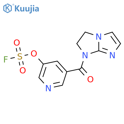 5-{1H,2H,3H-[1,3]diazolo[1,2-a]imidazole-1-carbonyl}pyridin-3-yl sulfurofluoridate structure