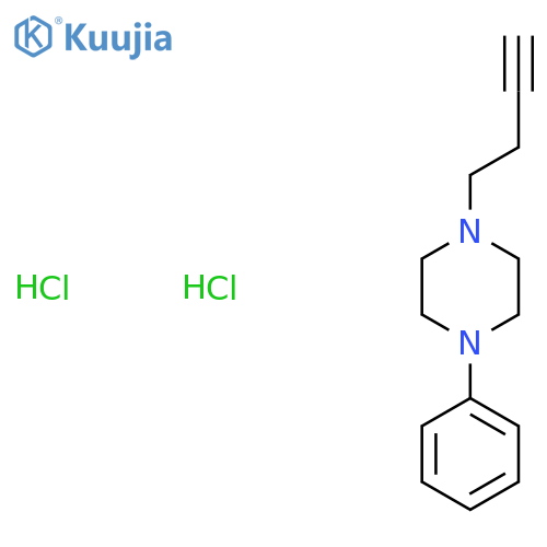 1-(but-3-yn-1-yl)-4-phenylpiperazine dihydrochloride structure