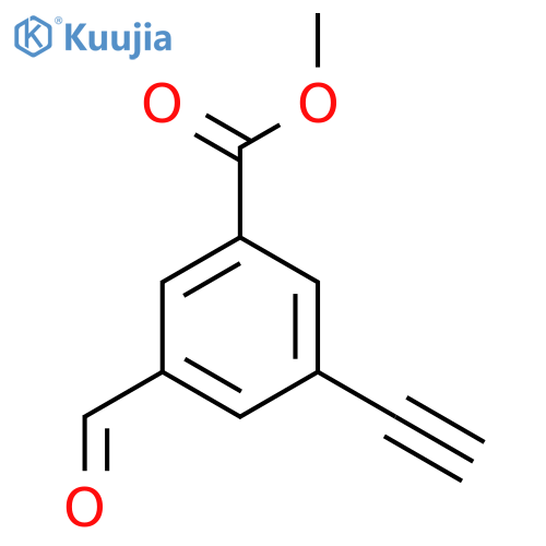 Methyl 3-ethynyl-5-formylbenzoate structure