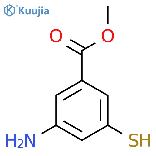 Methyl 3-amino-5-sulfanylbenzoate structure