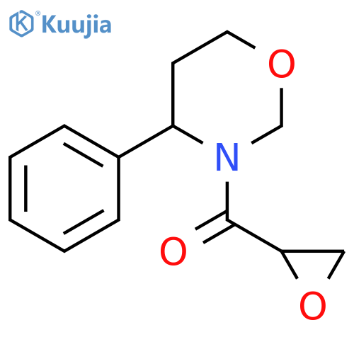 3-(Oxirane-2-carbonyl)-4-phenyl-1,3-oxazinane structure