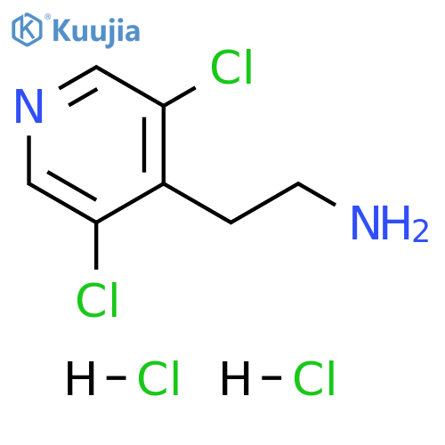 2-(3,5-dichloropyridin-4-yl)ethan-1-amine dihydrochloride structure