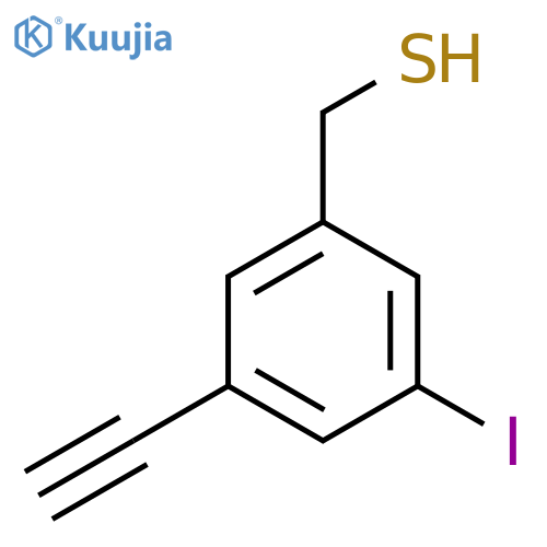 (3-Ethynyl-5-iodophenyl)methanethiol structure