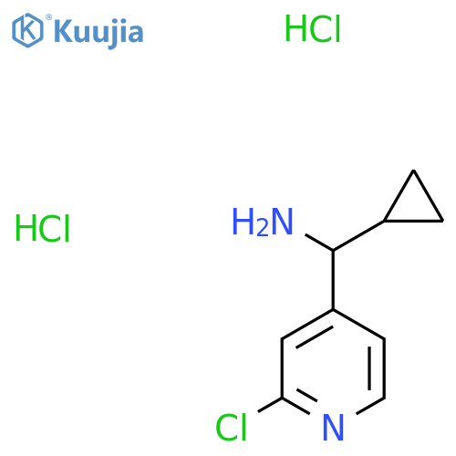 1-(2-chloropyridin-4-yl)-1-cyclopropylmethanamine dihydrochloride structure