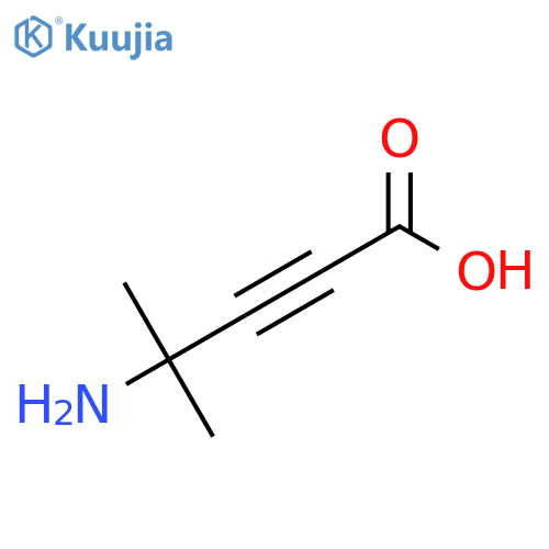 4-Amino-4-methylpent-2-ynoic acid structure