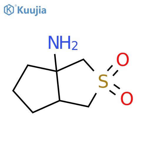 3a-amino-hexahydro-1H-2lambda6-cyclopentacthiophene-2,2-dione structure