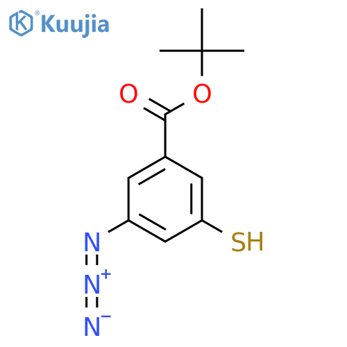 Tert-butyl 3-azido-5-sulfanylbenzoate structure