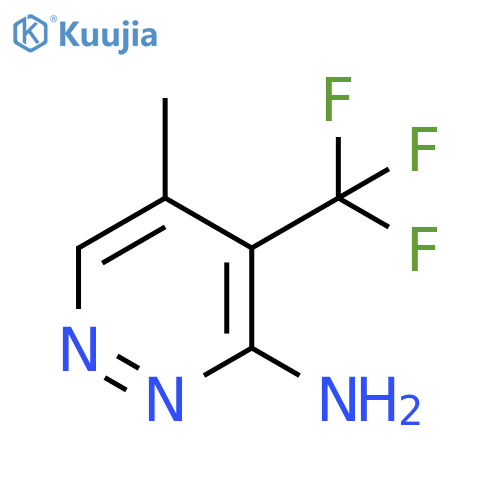 5-Methyl-4-(trifluoromethyl)pyridazin-3-amine structure