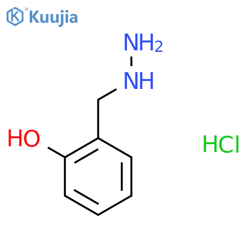 2-(hydrazinylmethyl)phenol hydrochloride structure