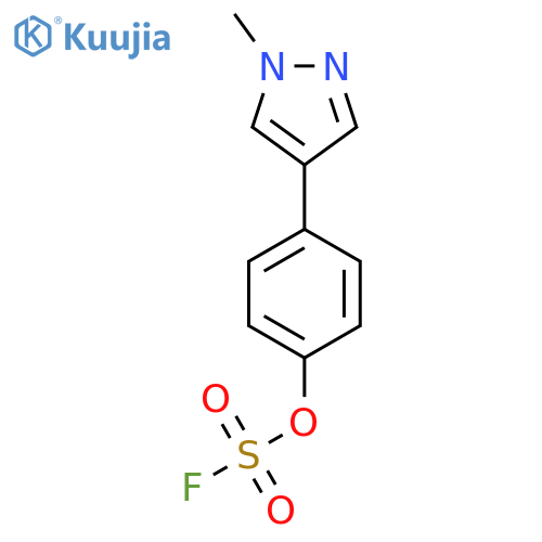 4-(4-Fluorosulfonyloxyphenyl)-1-methylpyrazole structure