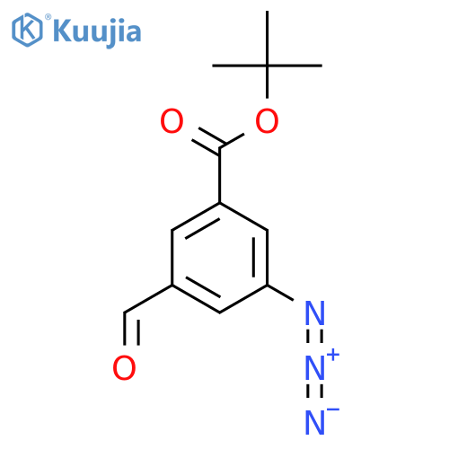 Tert-butyl 3-azido-5-formylbenzoate structure