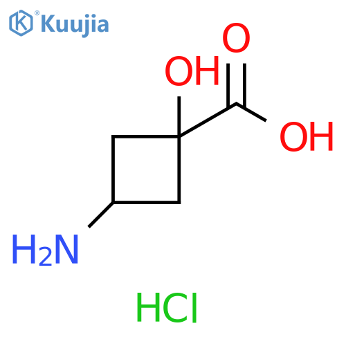 3-amino-1-hydroxycyclobutane-1-carboxylic acid hydrochloride, Mixture of diastereomers structure
