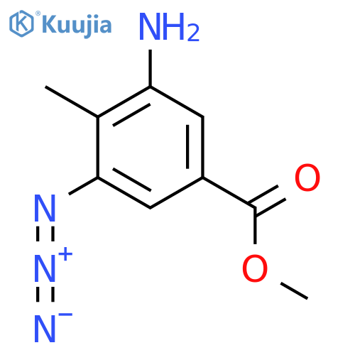 Methyl 3-amino-5-azido-4-methylbenzoate structure