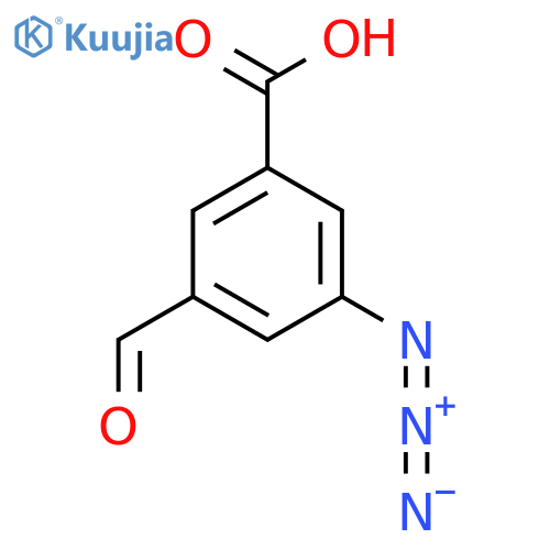 3-Azido-5-formylbenzoic acid structure