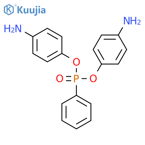 Phosphonic acid, phenyl-, bis(4-aminophenyl) ester structure