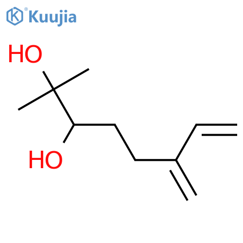 7-Octene-2,3-diol, 2-methyl-6-methylene- structure