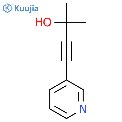 2-methyl-4-(pyridin-3-yl)but-3-yn-2-ol structure