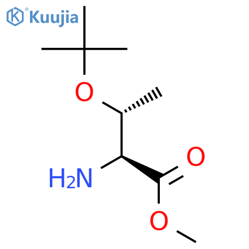 methyl (2S,3R)-2-amino-3-(tert-butoxy)butanoate structure