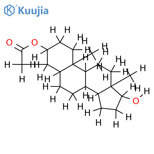 3-Ac-(3beta,5alpha,13alpha,17beta)-Androstane-3,17-diol structure