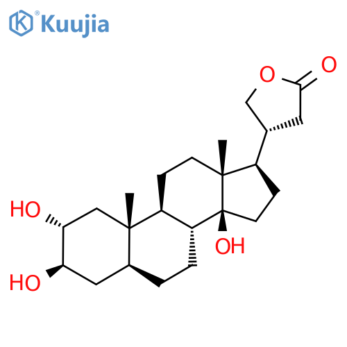 5alpha-Cardanolide, 2alpha,3beta,14-trihydroxy- structure