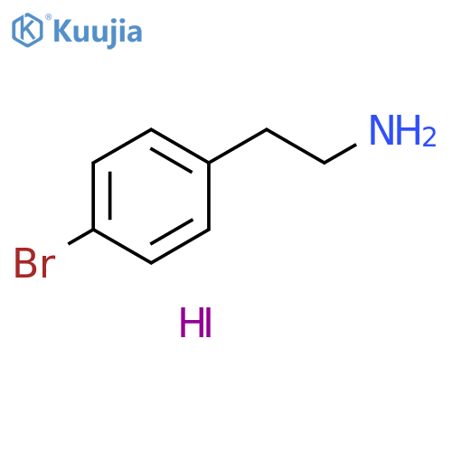 Benzeneethanamine, 4-bromo-, hydriodide (1:1) structure