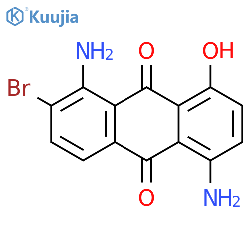 9,10-Anthracenedione, 1,5-diamino-2-bromo-8-hydroxy- structure
