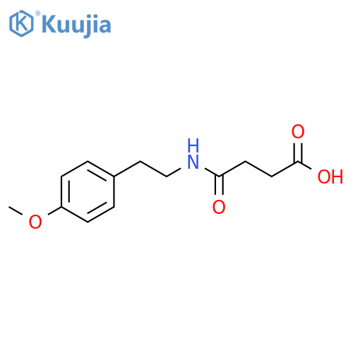 Butanoic acid, 4-[[2-(4-methoxyphenyl)ethyl]amino]-4-oxo- structure