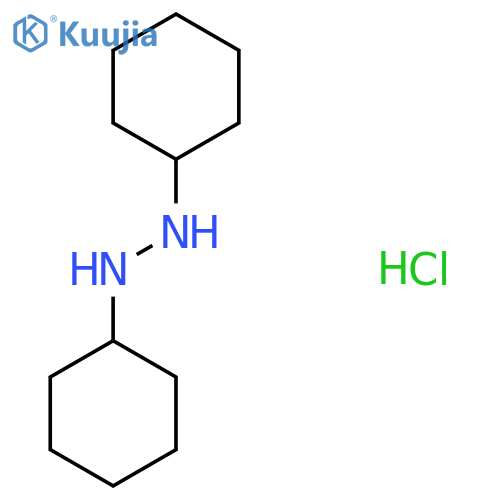 N,N'-dicyclohexyl-hydrazine; hydrochloride structure