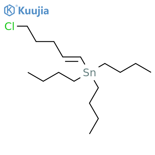 Stannane, tributyl[(1E)-5-chloro-1-pentenyl]- structure