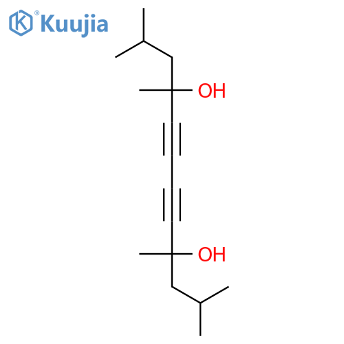 5,7-Dodecadiyne-4,9-diol, 2,4,9,11-tetramethyl- structure